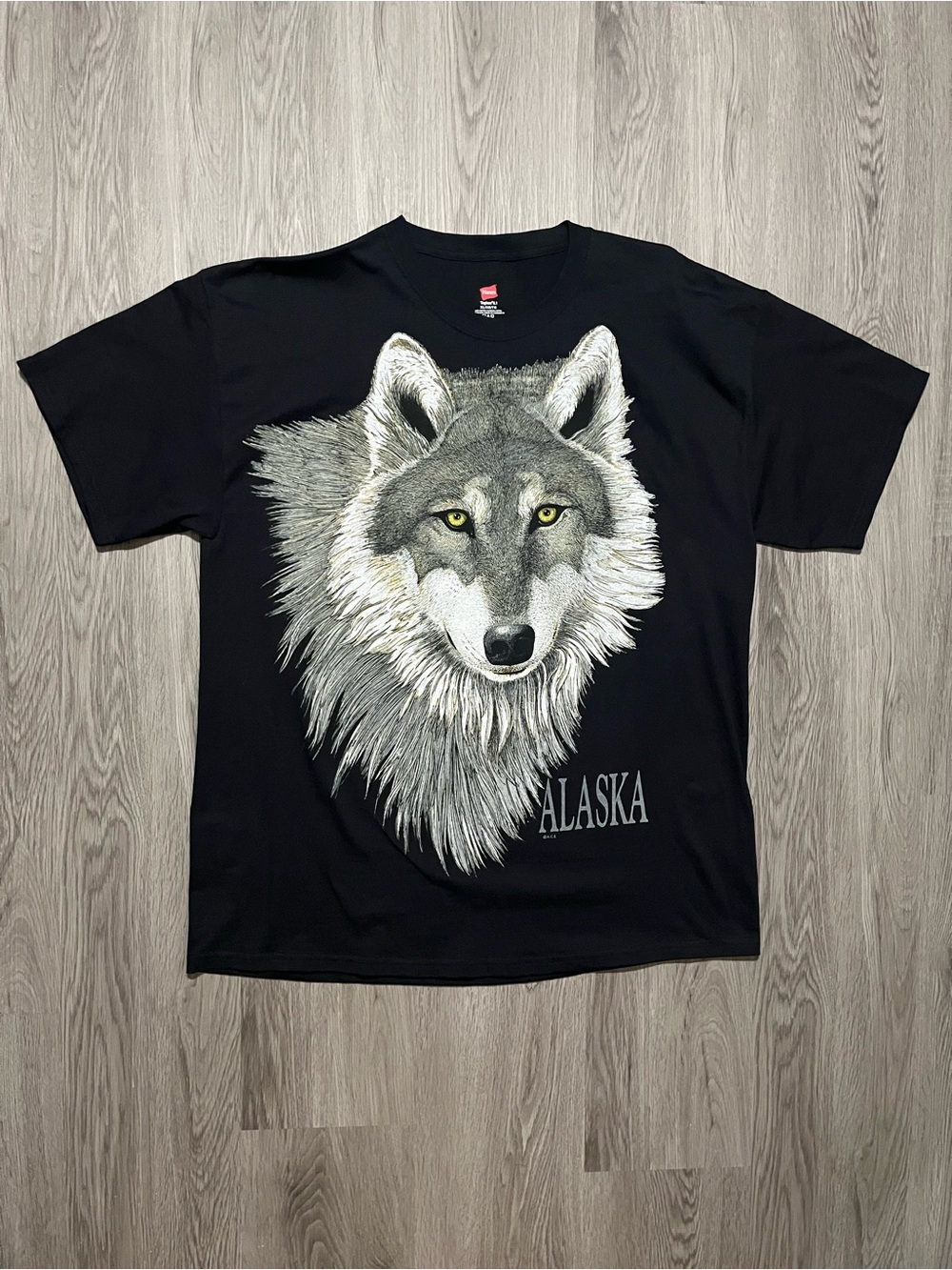 Vintage Ace wolf nature graphic T-shirt, men’s XL
￼